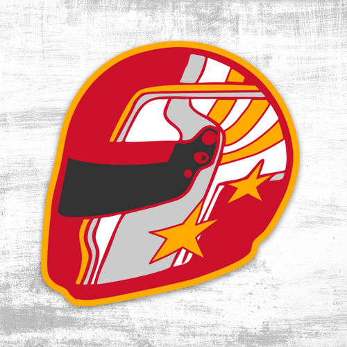 Indy Helmet Sticker