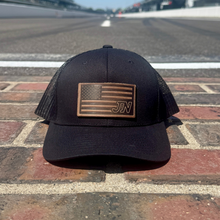 Load image into Gallery viewer, JN Flag Patch Hat (Black)